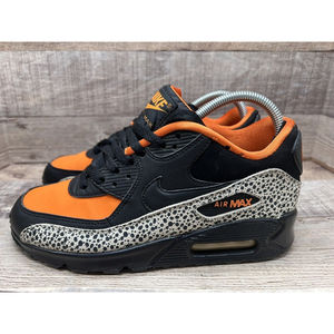 Nike Air Max 90 Safari GS 820340 100 Black Orange 2016 Youth Sz 6.5Y Women Sz 8